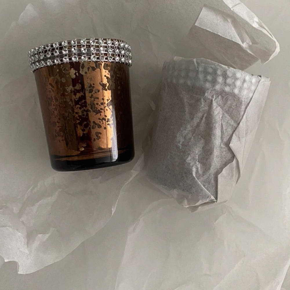 Tealight Candle Holders - Set of Two - Crystal Bead Accents 🕯️
